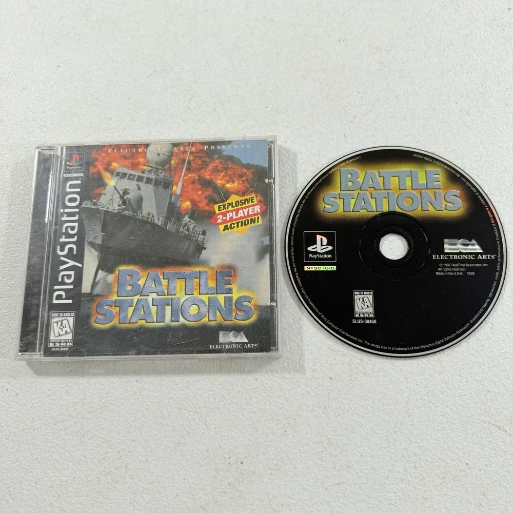 Battlstations (Sony PlayStation 1 PS1)‎ Complete CIB TESTED WORKING